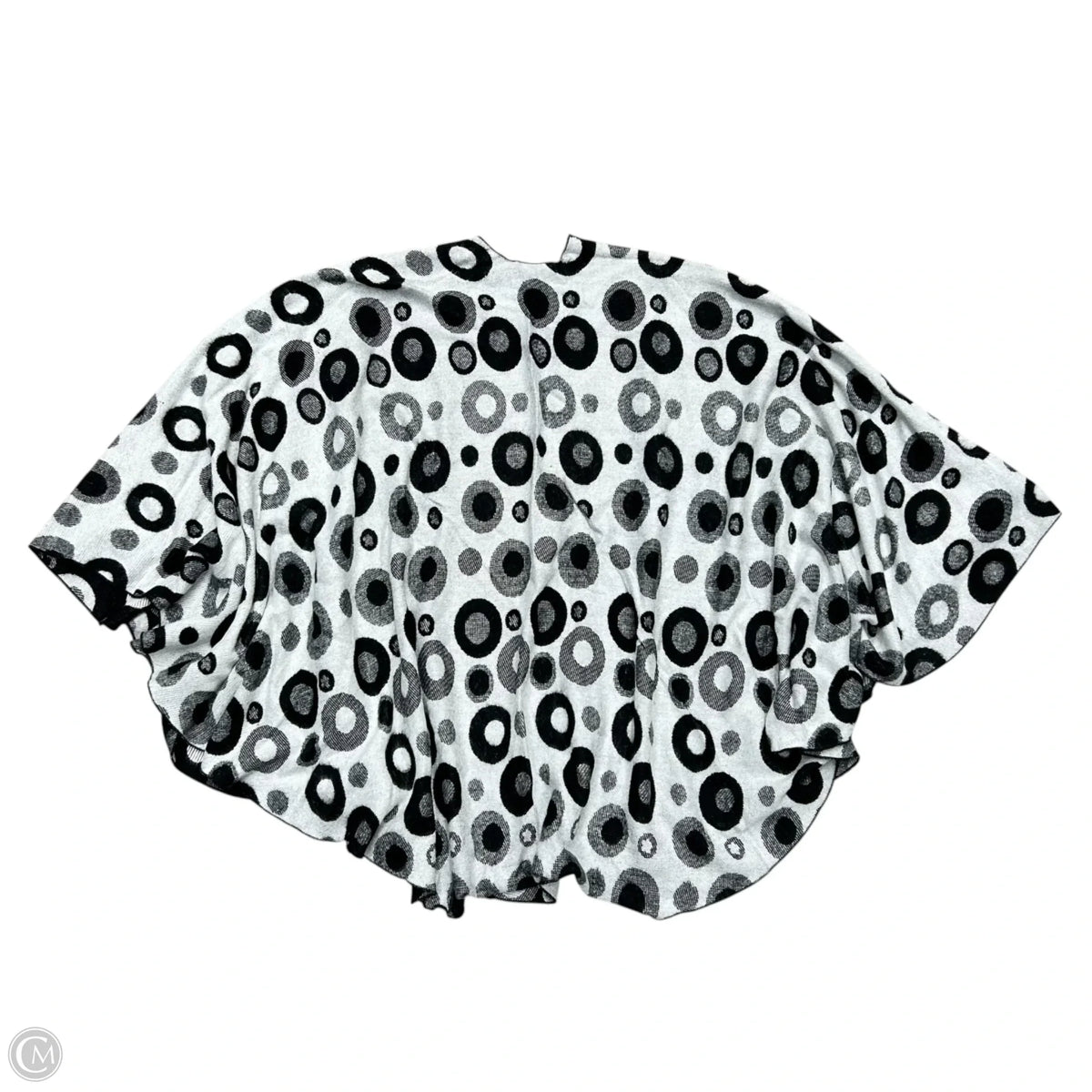 Shawl Cashmere In Black & Grey
