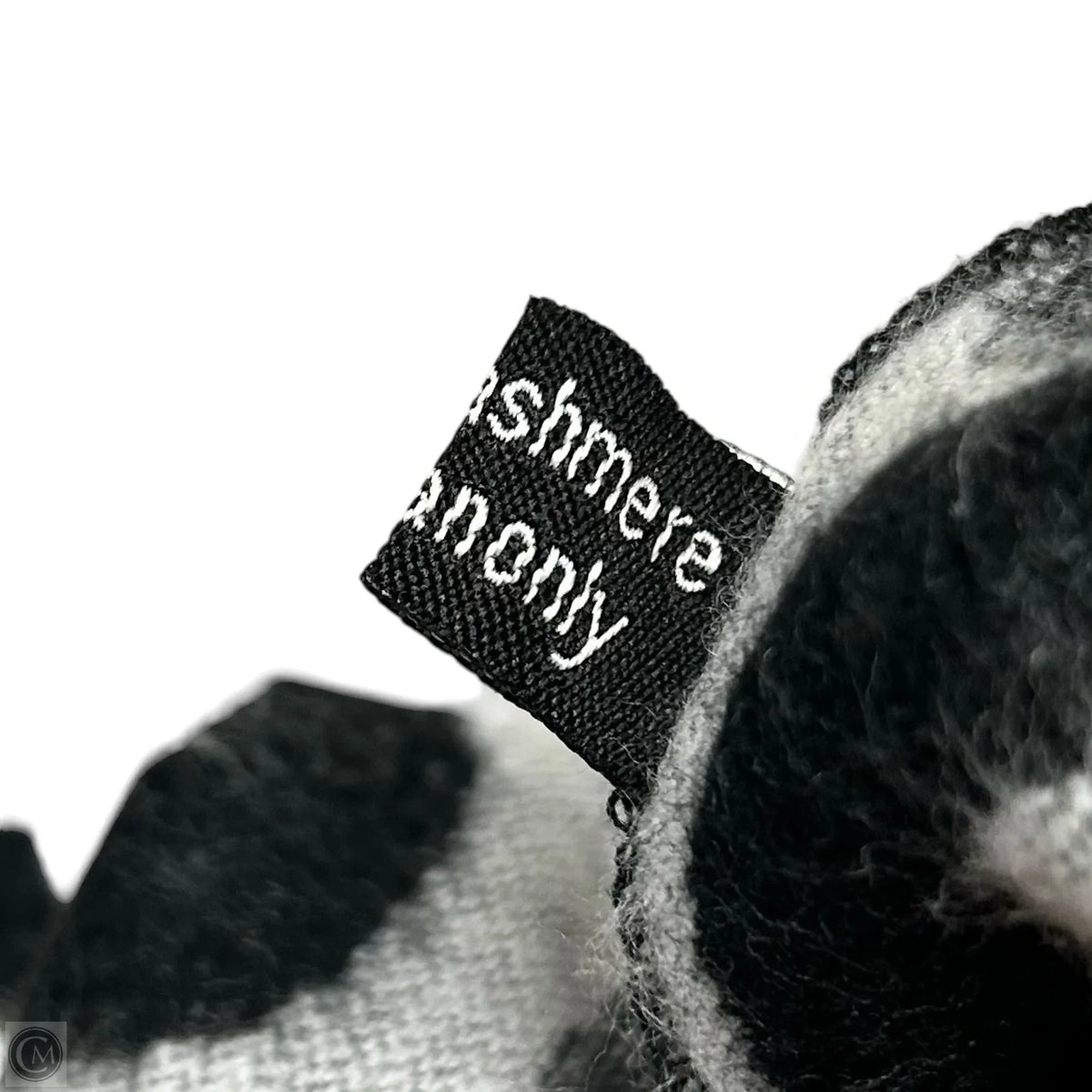 Shawl Cashmere In Black & Grey