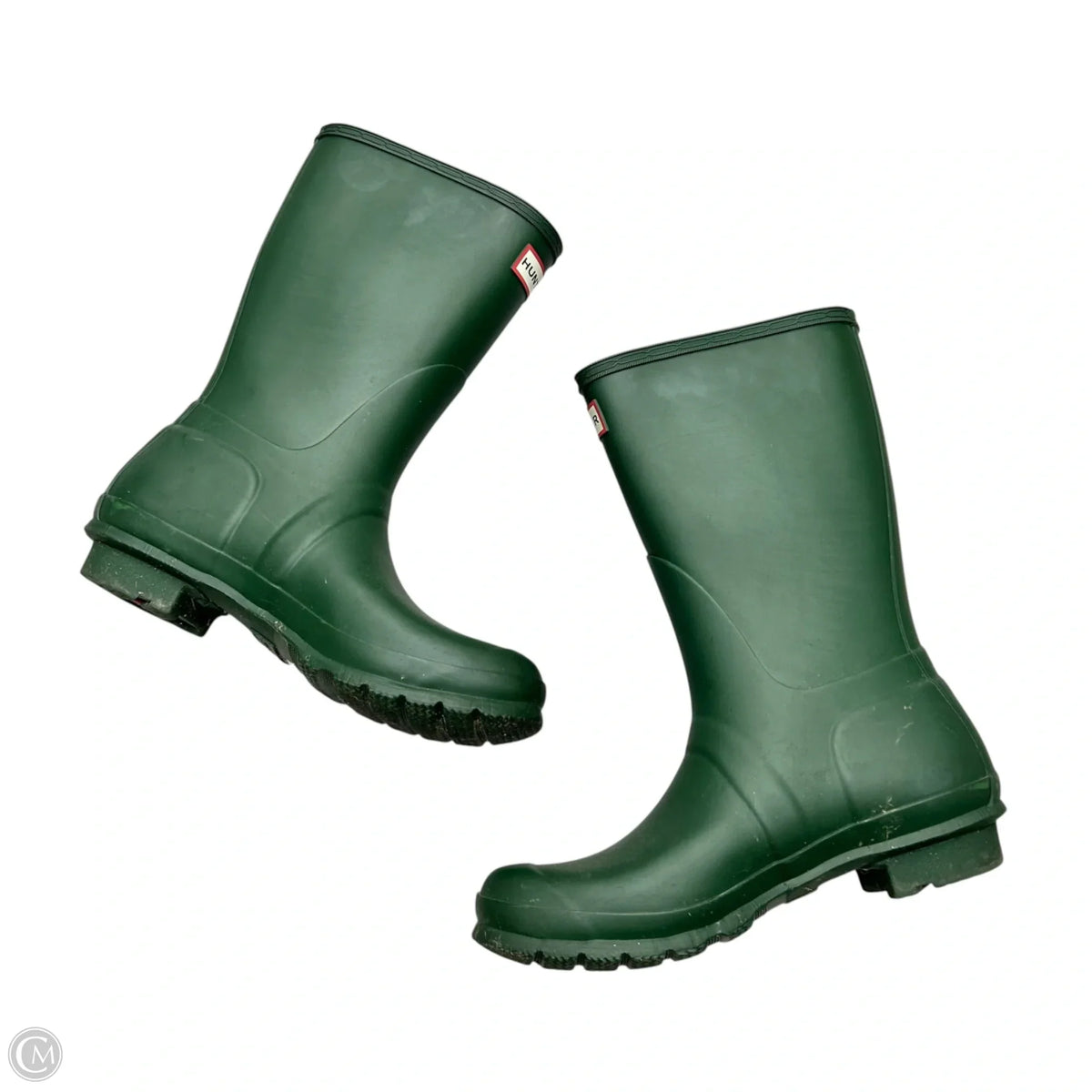 Boots Rain By Hunter In Green, Size: 8