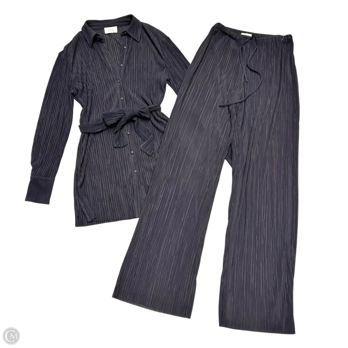 Pants Set 2pc By Dissh In Grey, Size: S