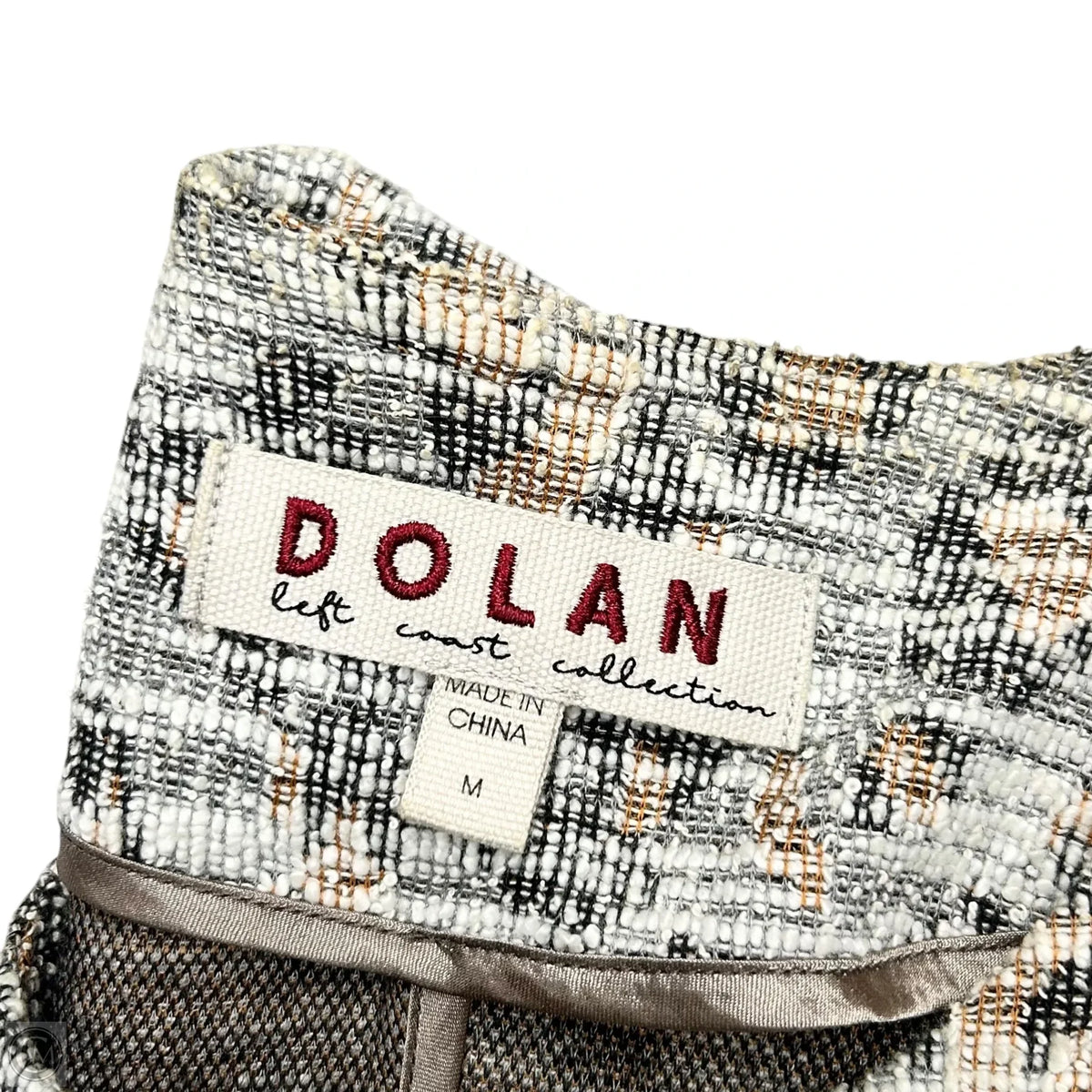 Jacket Other By Dolan Left Coast In Black & Cream, Size: M