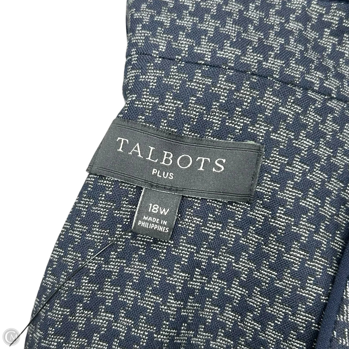 Blazer By Talbots In Navy, Size: 1x