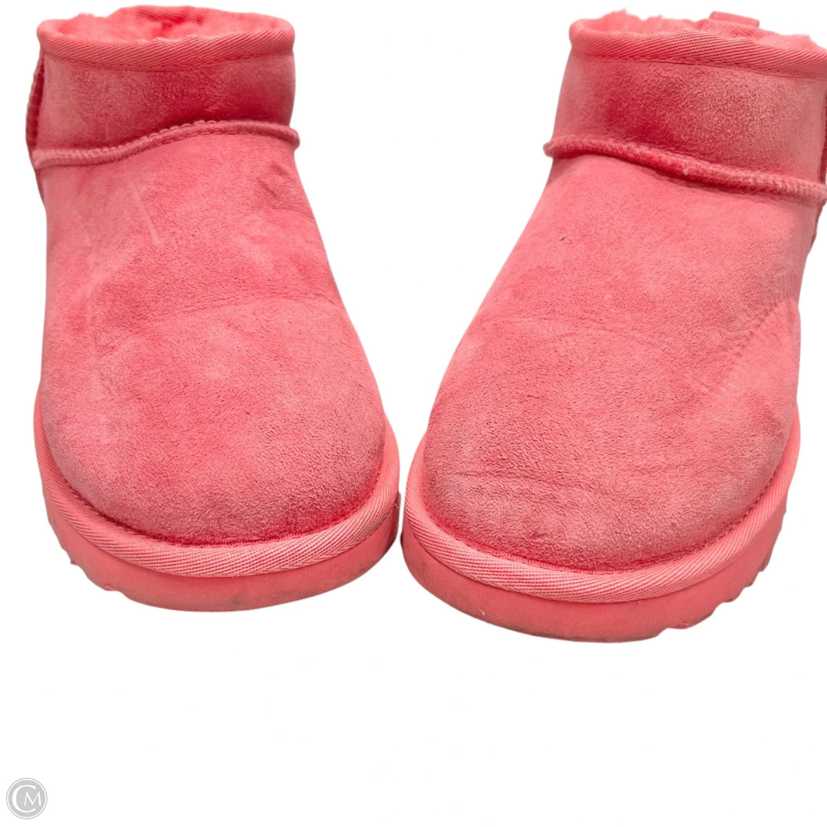 Boots Designer By Ugg In Pink, Size: 8