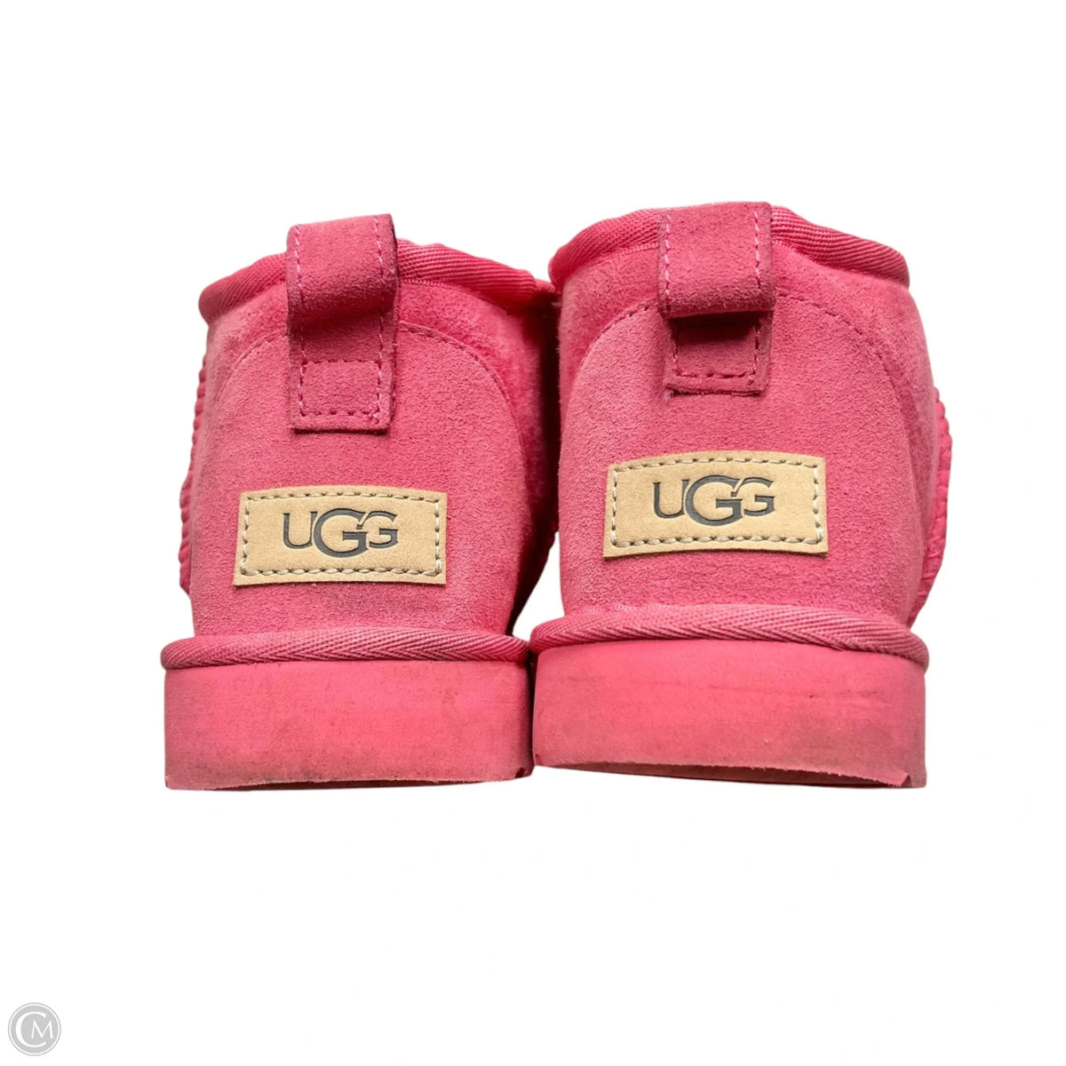 Boots Designer By Ugg In Pink, Size: 8