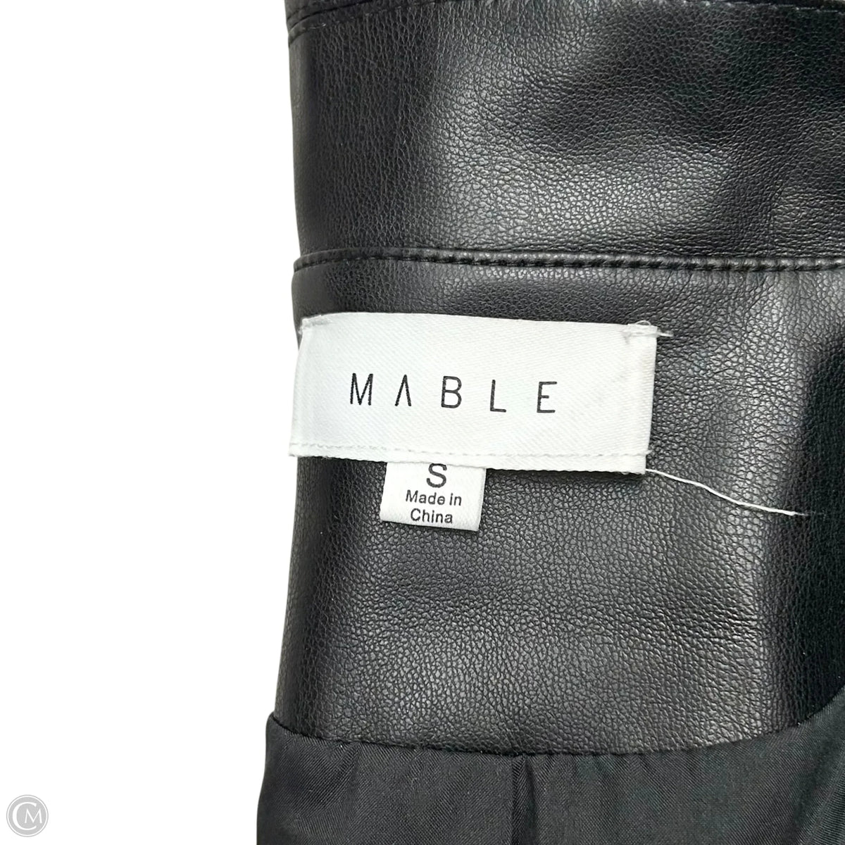 Jacket Moto By Mable In Black, Size: S