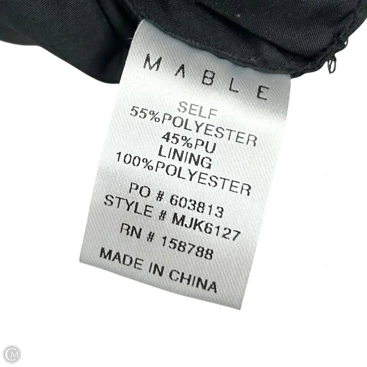 Jacket Moto By Mable In Black, Size: S