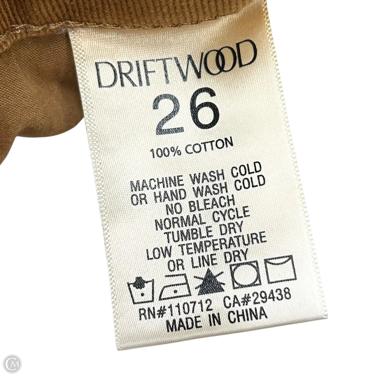Jeans Flared By Driftwood In Tan, Size: 2