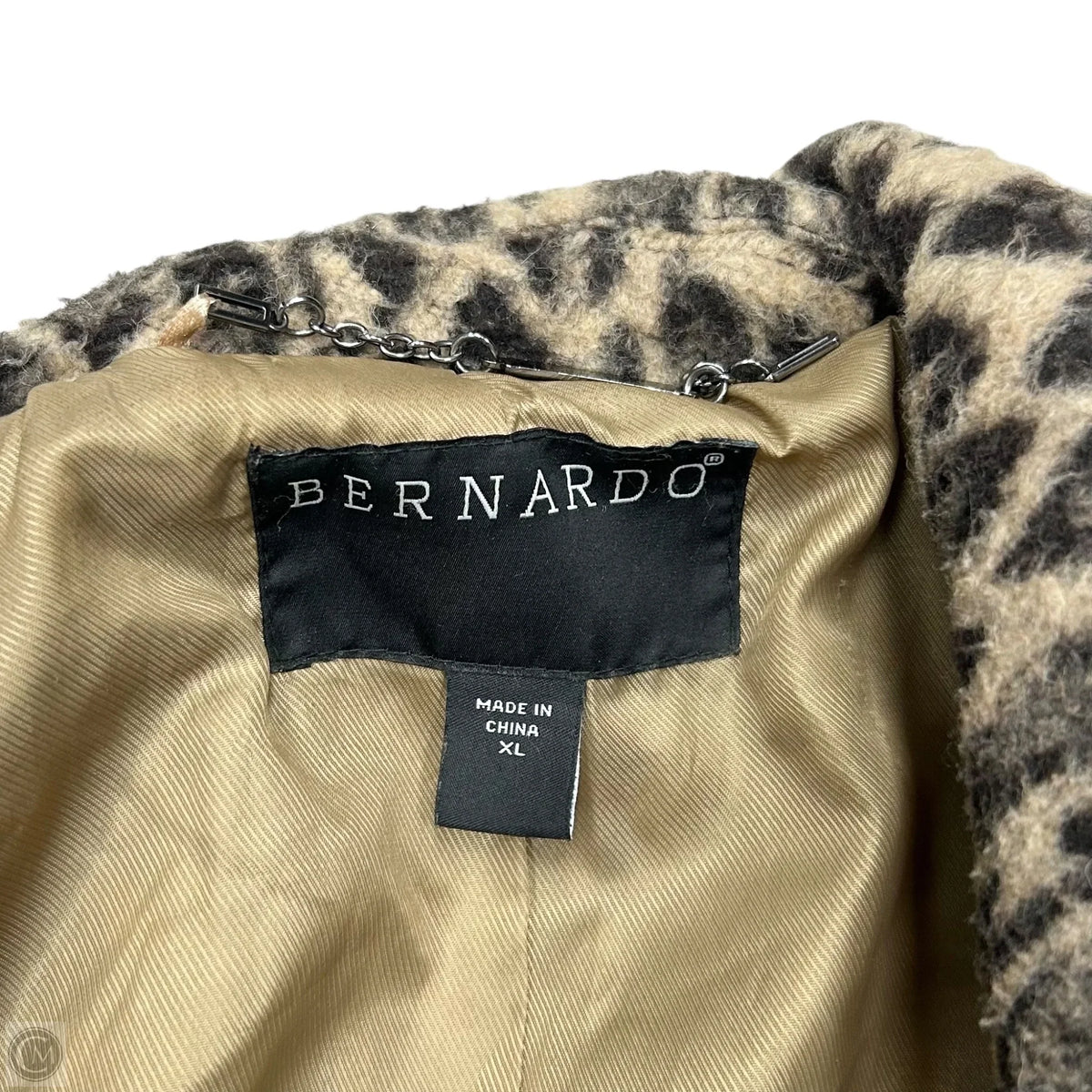 Coat Peacoat By Bernardo In Leopard Print, Size: Xs