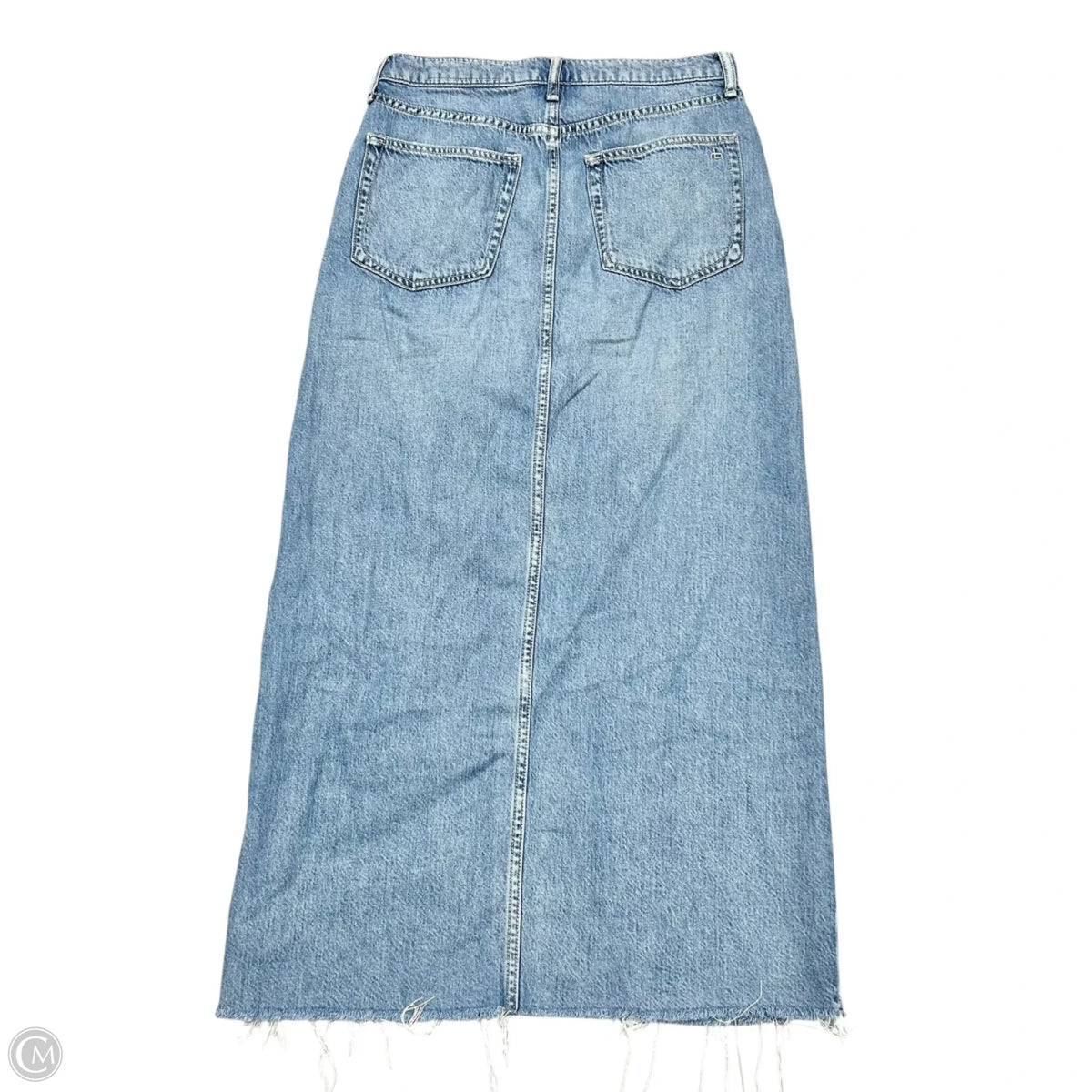 Skirt Maxi By Rag And Bone In Blue Denim, Size: 2