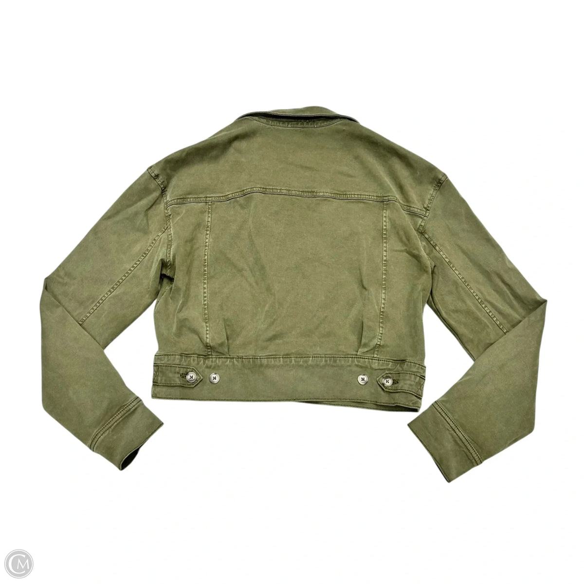 Jacket Denim By Paige In Green, Size: L
