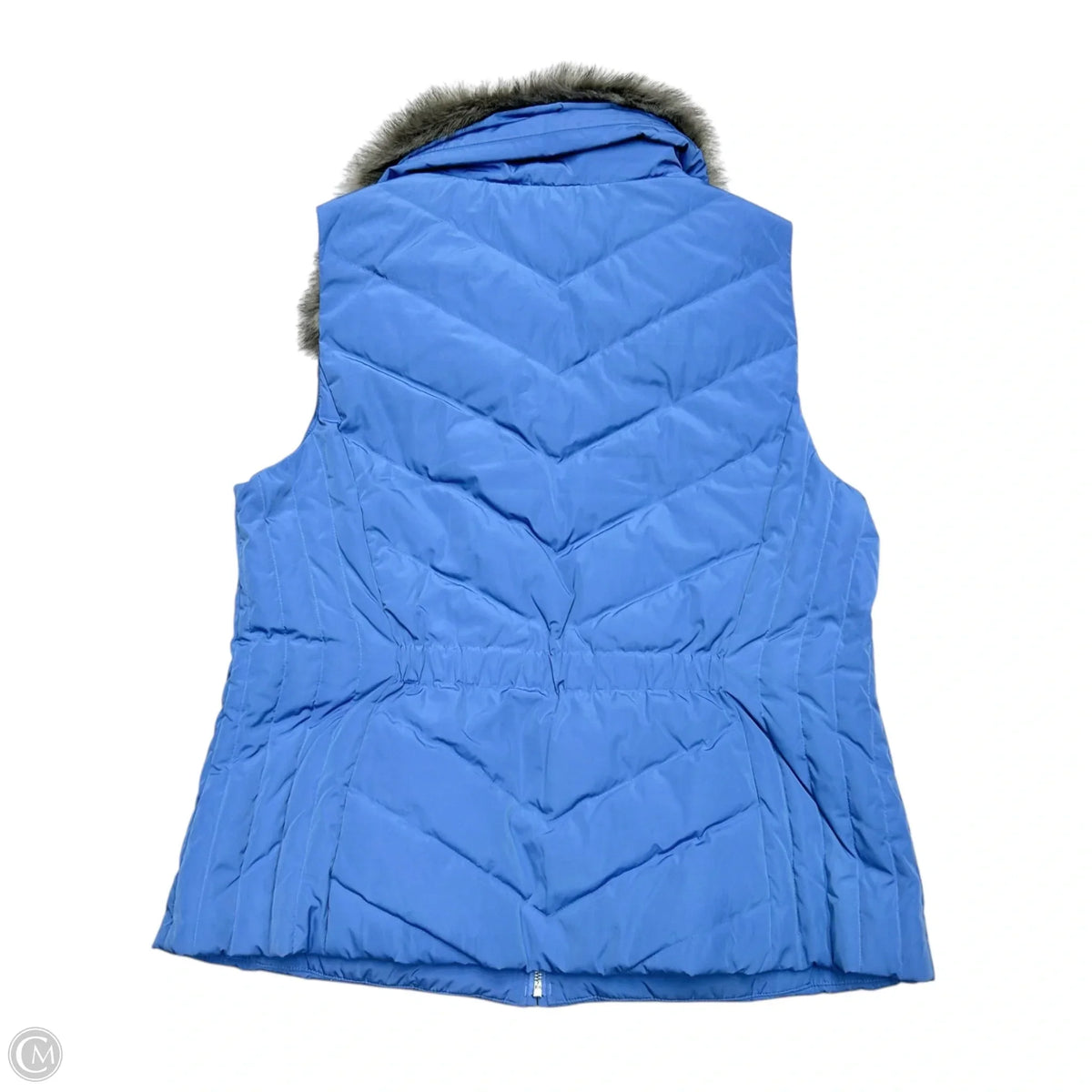 Vest Puffer & Quilted By Talbots In Blue, Size: Xl