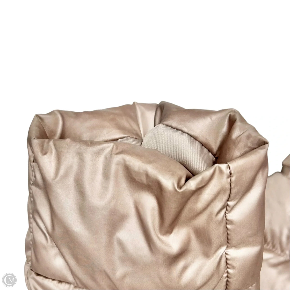 Coat Parka By Kenneth Cole In Taupe, Size: S