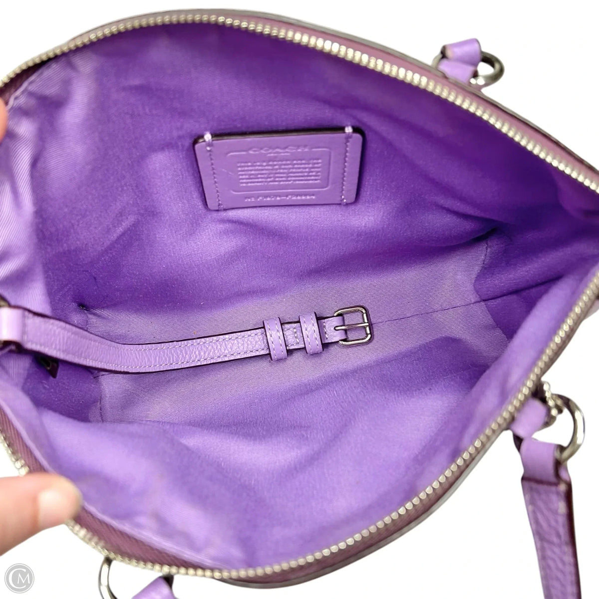 Handbag Designer By Coach, Size: Small