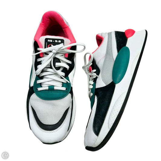 Shoes Athletic By Puma In Green & White, Size: 10