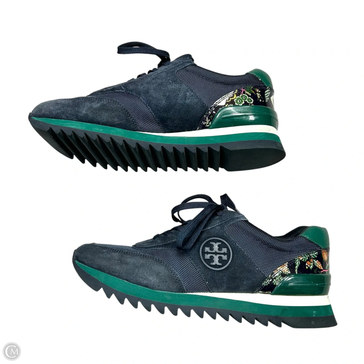 Shoes Designer By Tory Burch In Navy, Size: 9