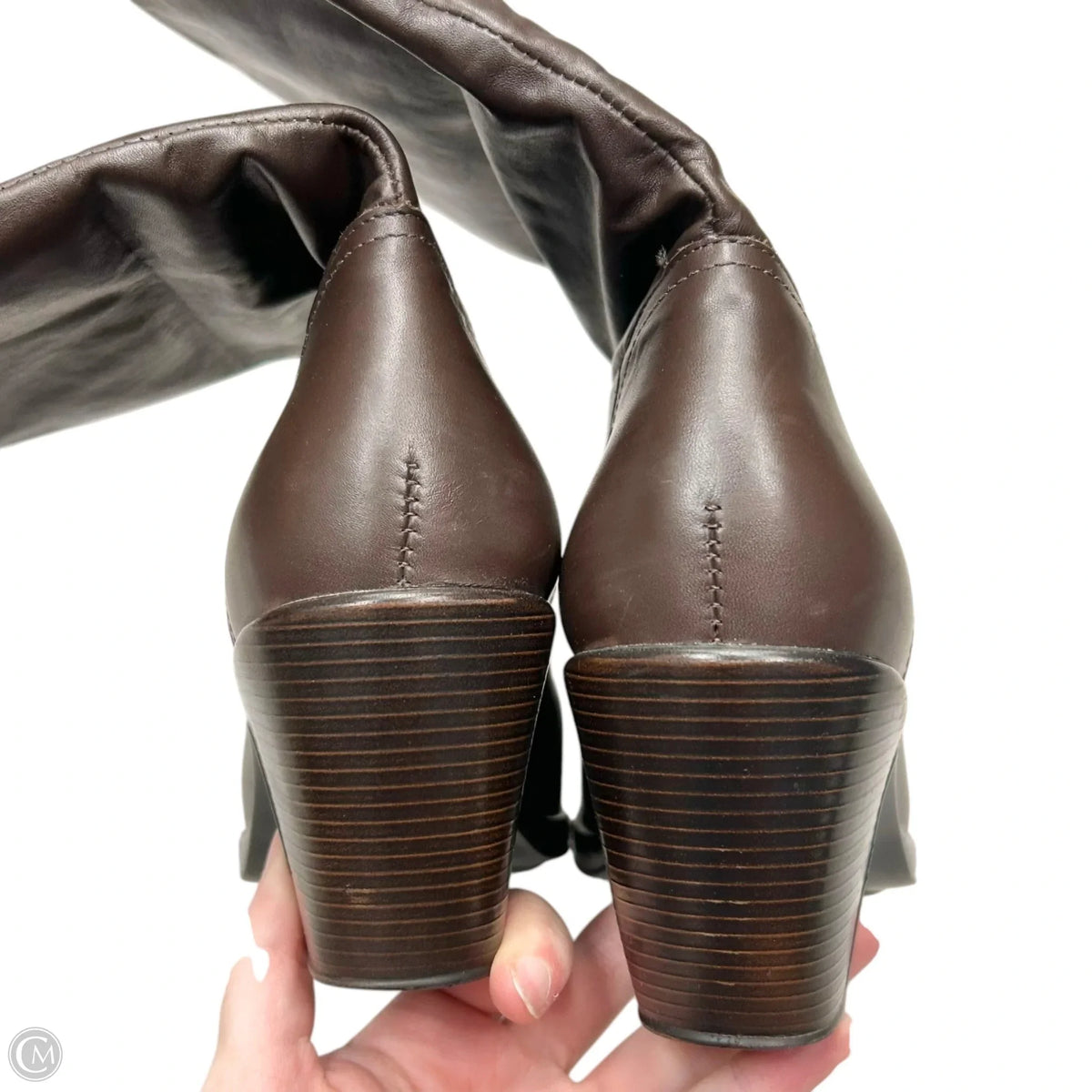 Boots Ankle Heels By Dansko In Brown, Size: 8.5