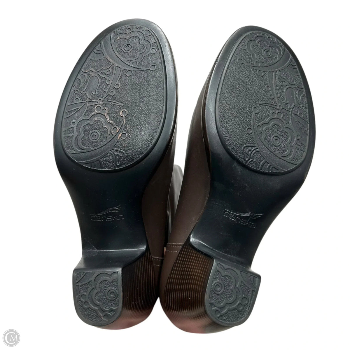 Boots Ankle Heels By Dansko In Brown, Size: 8.5