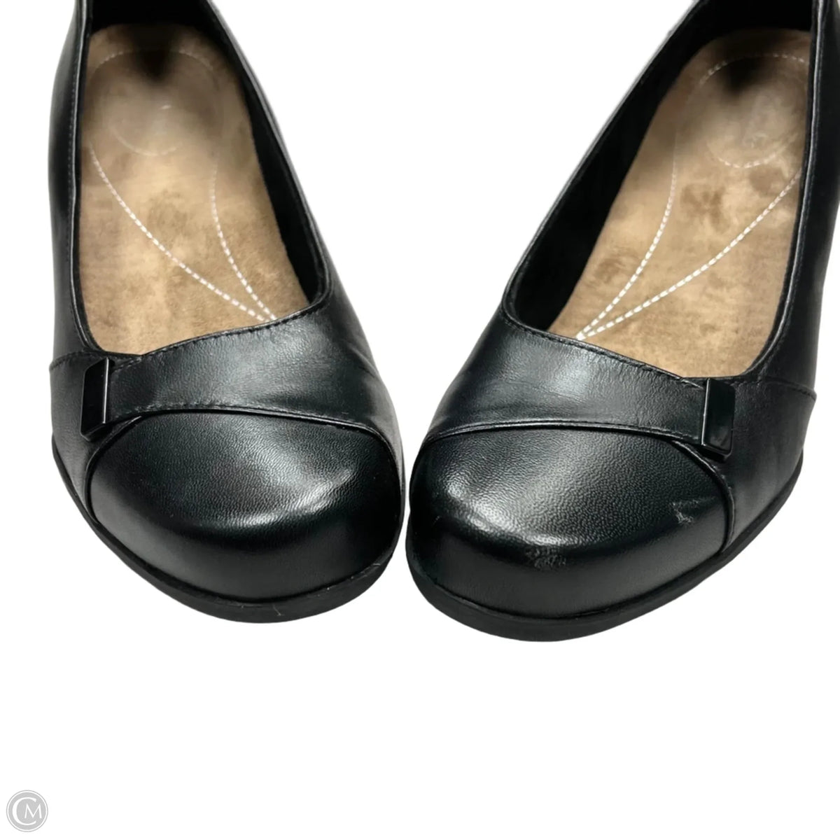 Shoes Heels Block By Clarks In Black, Size: 9