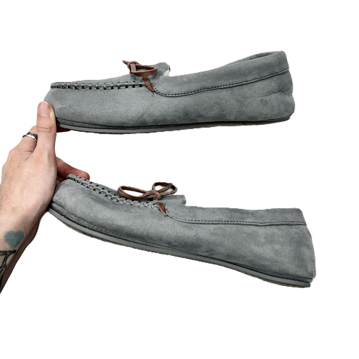 Grey Slippers By Old Navy, Size: 6