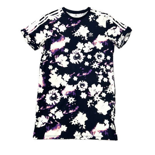 Floral Print Dress Casual Short By Adidas, Size: M