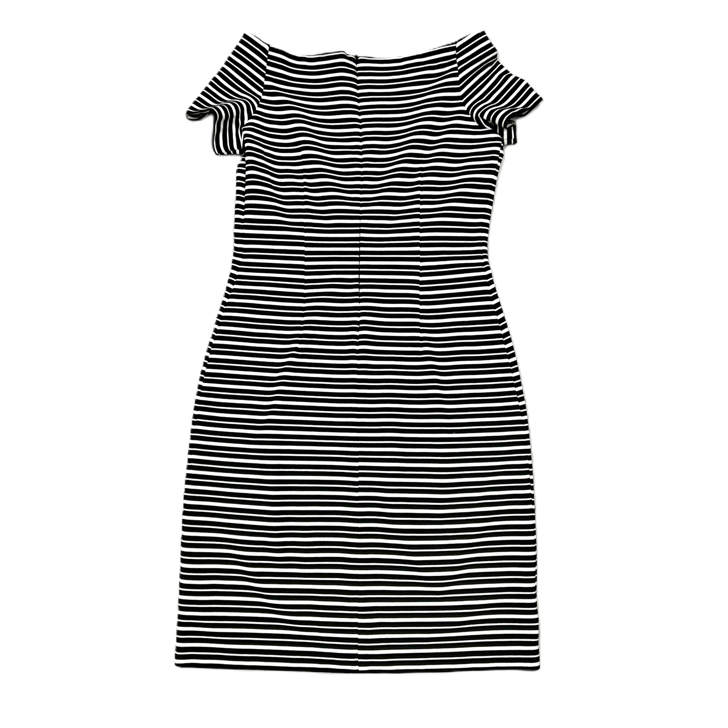 Dress Casual Midi By Ann Taylor In Striped Pattern, Size: Xs