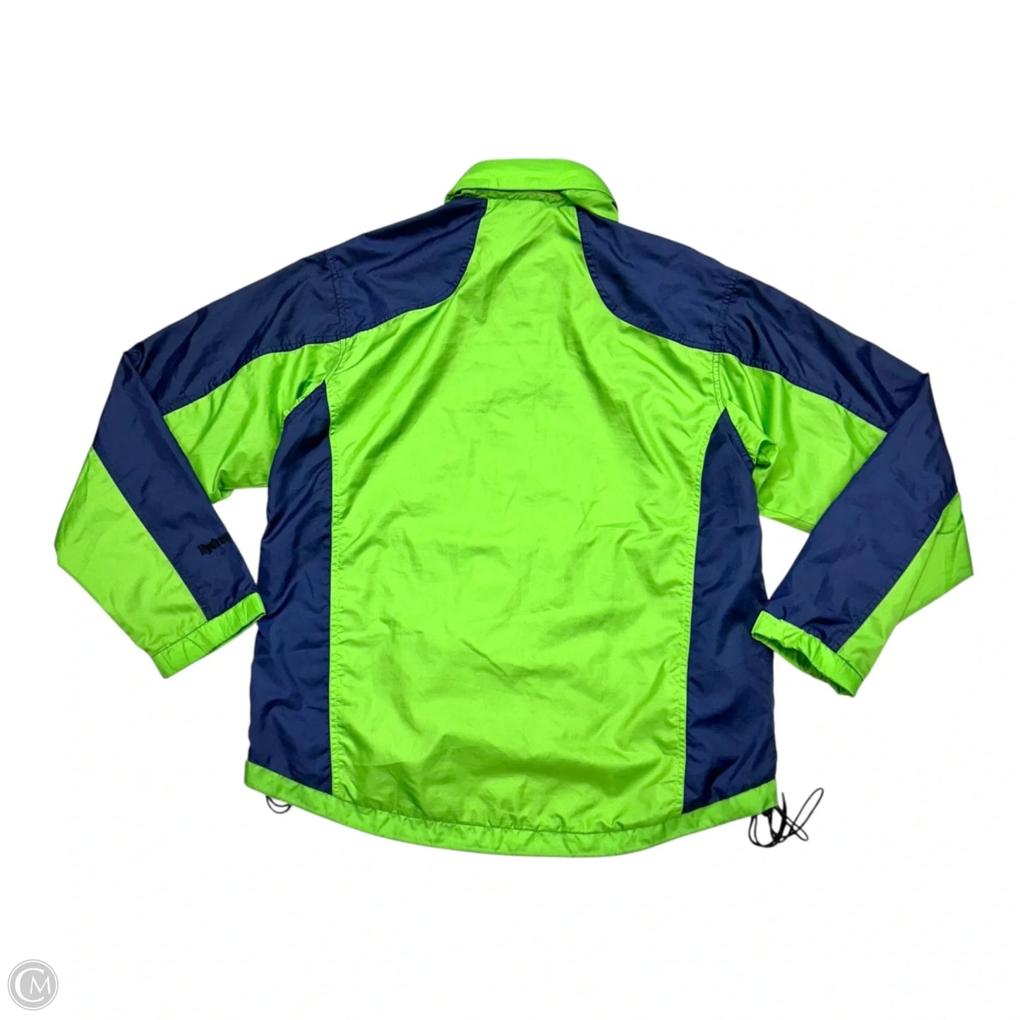 Jacket Windbreaker By The North Face In Blue & Green, Size: M