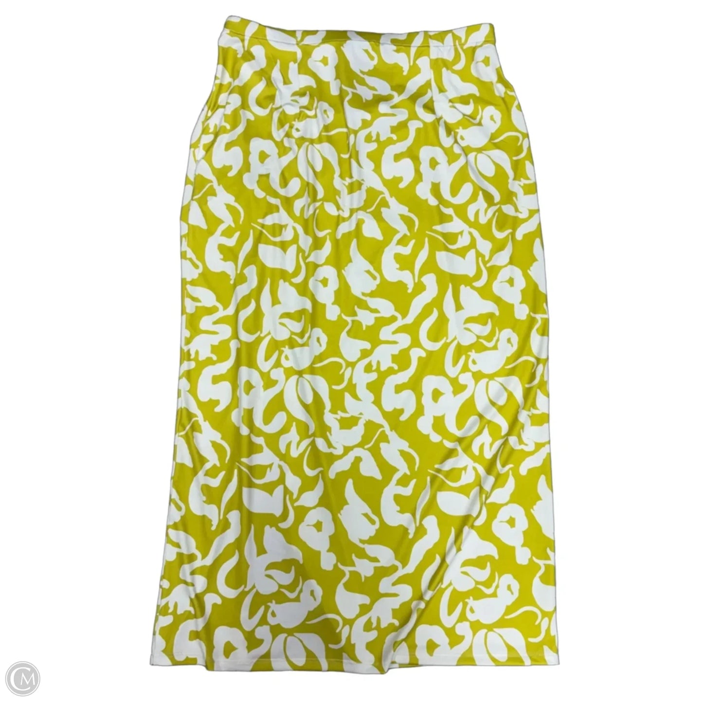 Skirt Maxi By Marc New York In Green & White, Size: 8