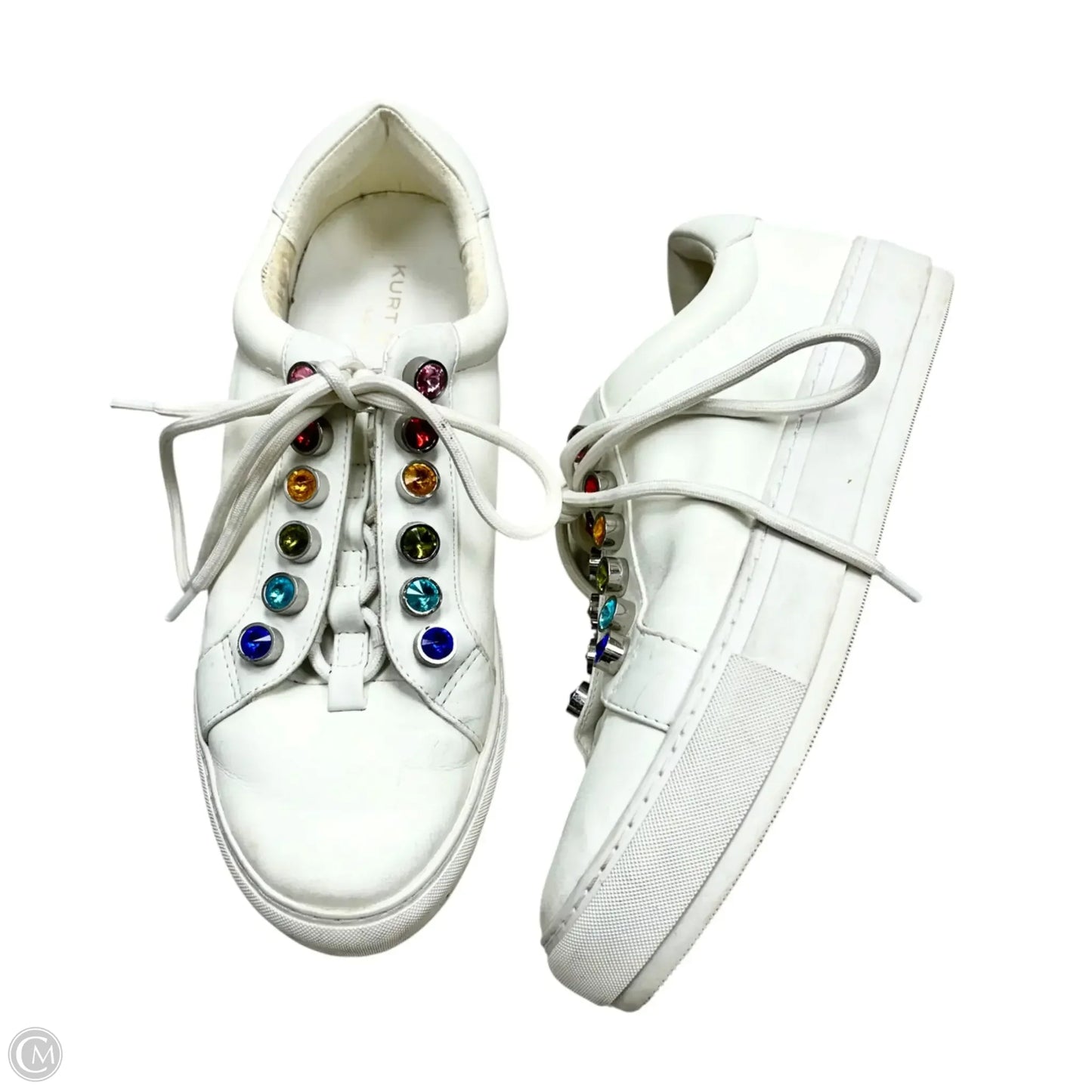 Shoes Designer By Kurt Geiger In White, Size: 9