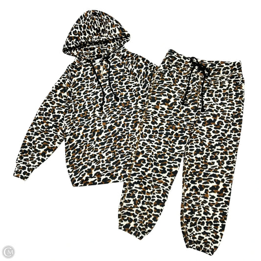 Athletic Pants 2pc By Lou And Grey In Animal Print, Size: Mp