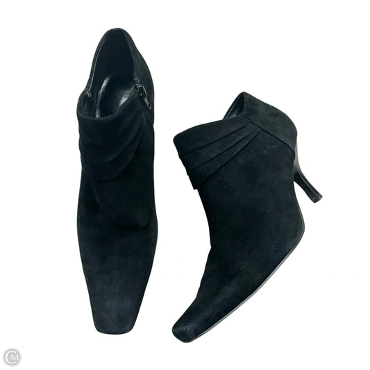 Boots Ankle Heels By Bandolino In Black, Size: 6