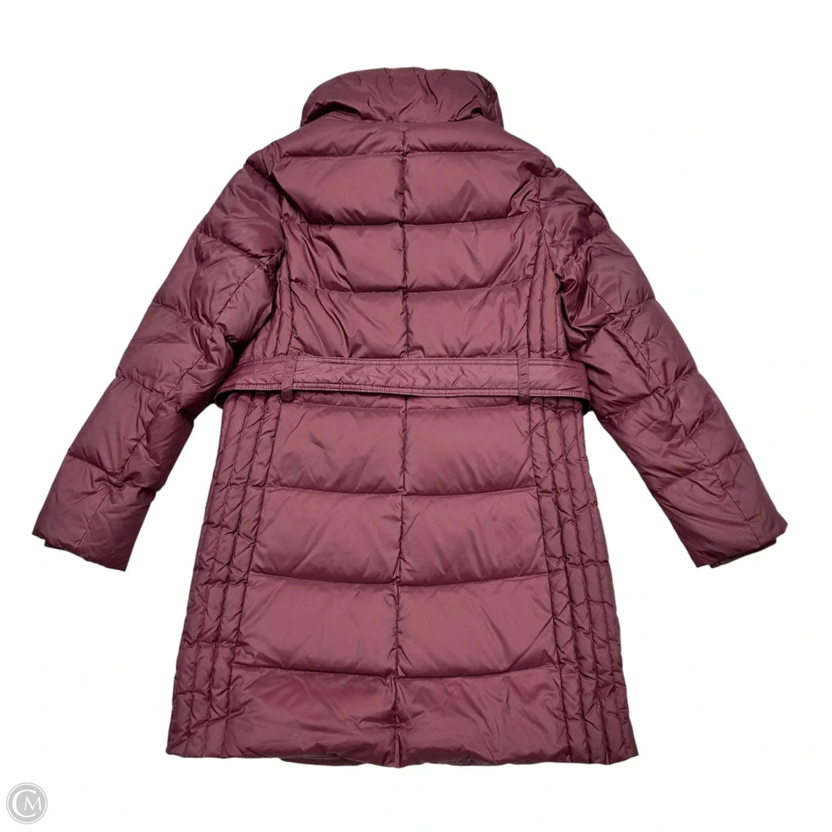 Coat Puffer & Quilted By Talbots In Maroon, Size: Sp