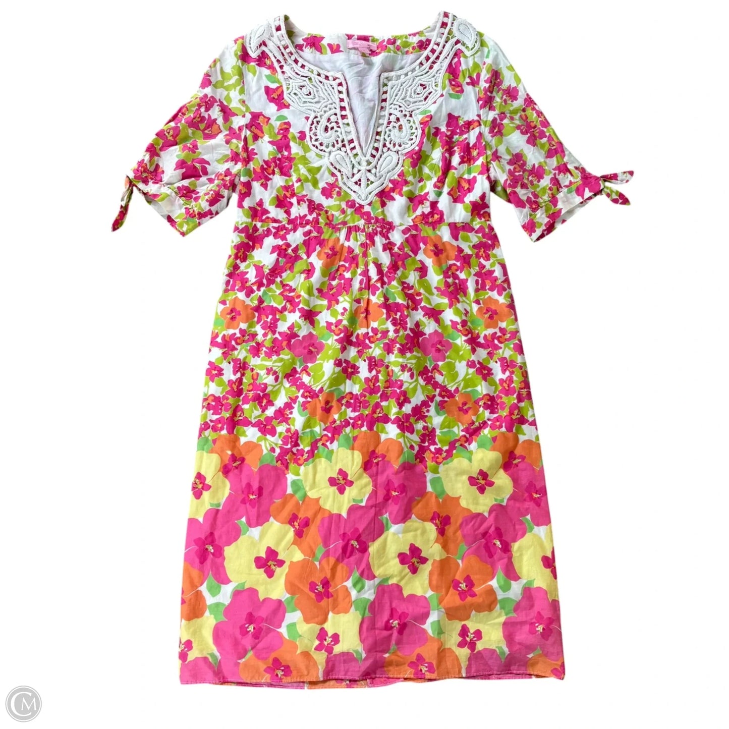 Dress Designer By Lilly Pulitzer In Floral, Size: M