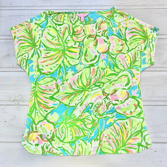 Top Short Sleeve Designer By Lilly Pulitzer  Size: S