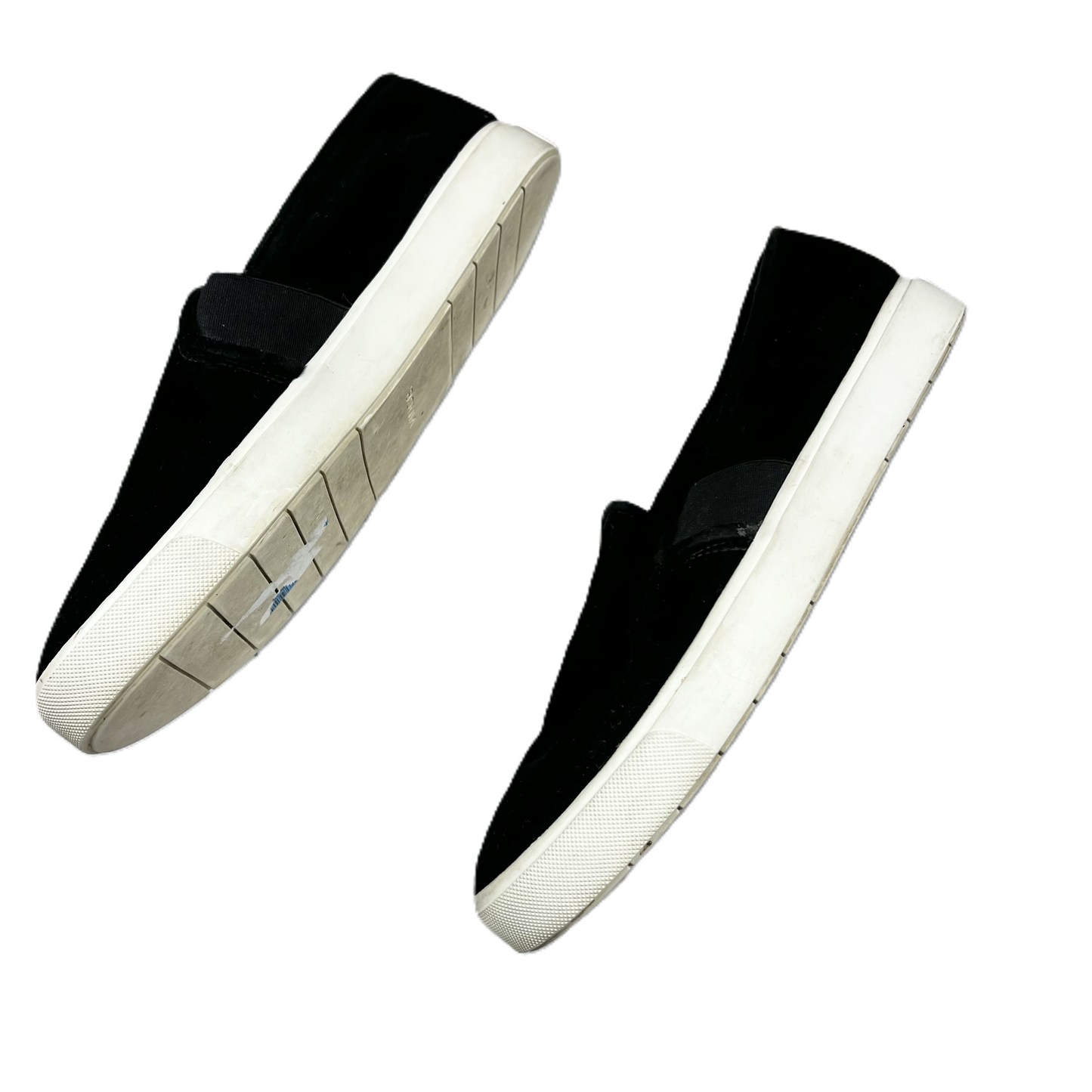 Black White Shoes Designer By Vince, Size: 8.5