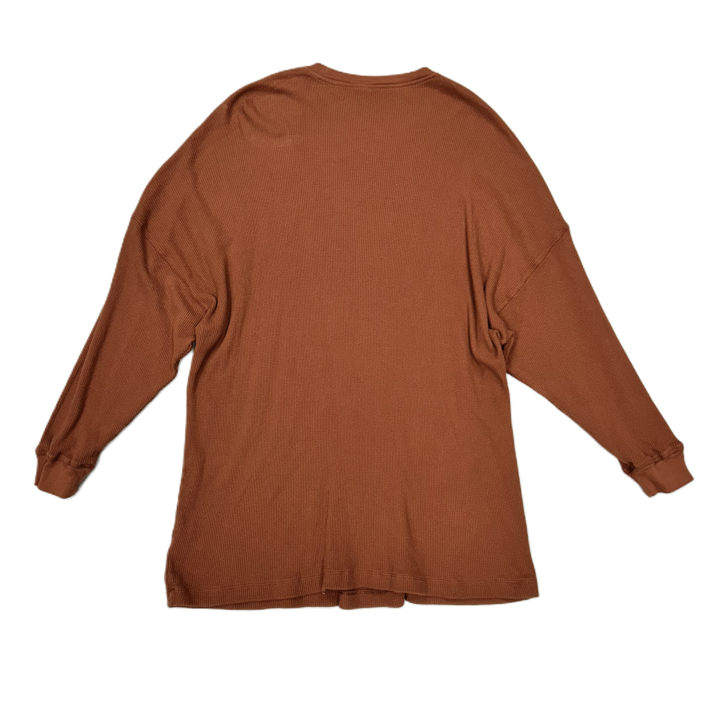 Top Long Sleeve By Free People In Rust, Size: M