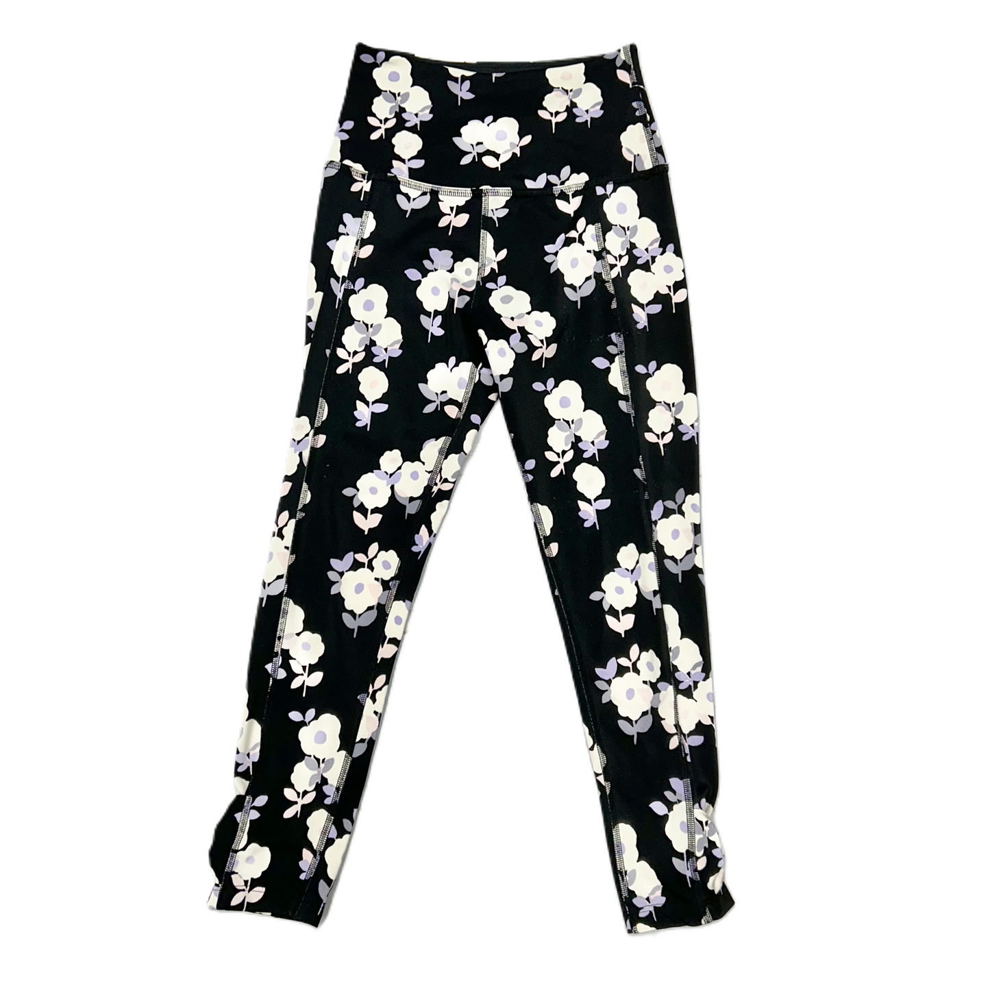 Athletic Leggings By Kate Spade In Floral Print, Size: S