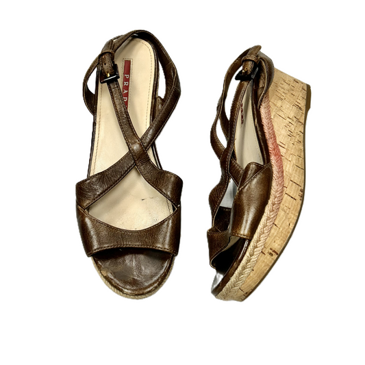 Sandals Luxury Designer By Prada  Size: 7.5