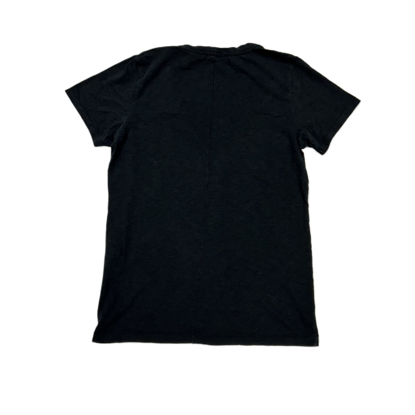 Black Top Short Sleeve Designer By Rag And Bone, Size: Xs