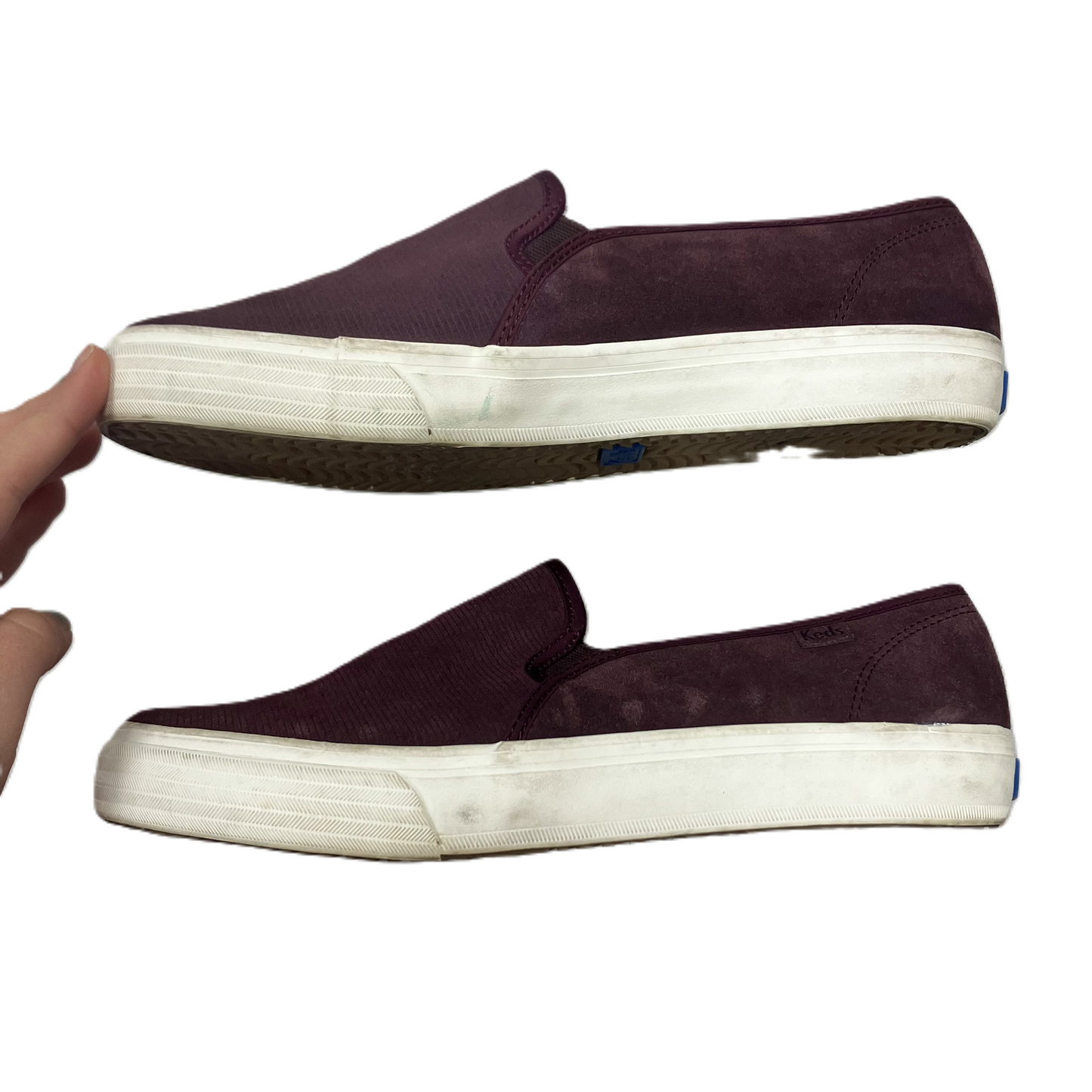 Purple Shoes Flats By Keds, Size: 8.5