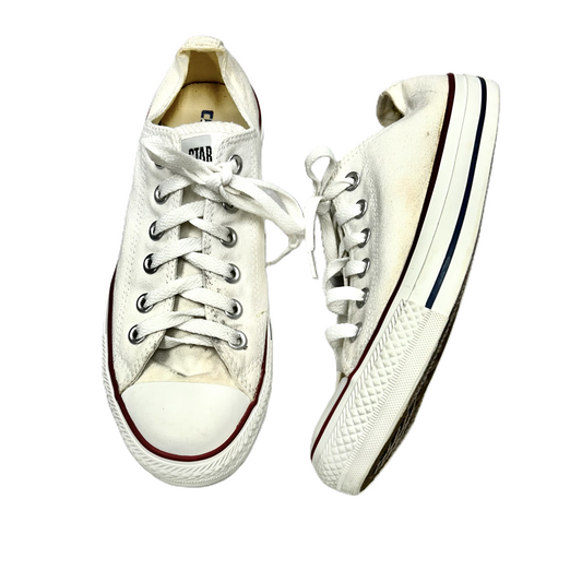 White Shoes Sneakers By Converse, Size: 8