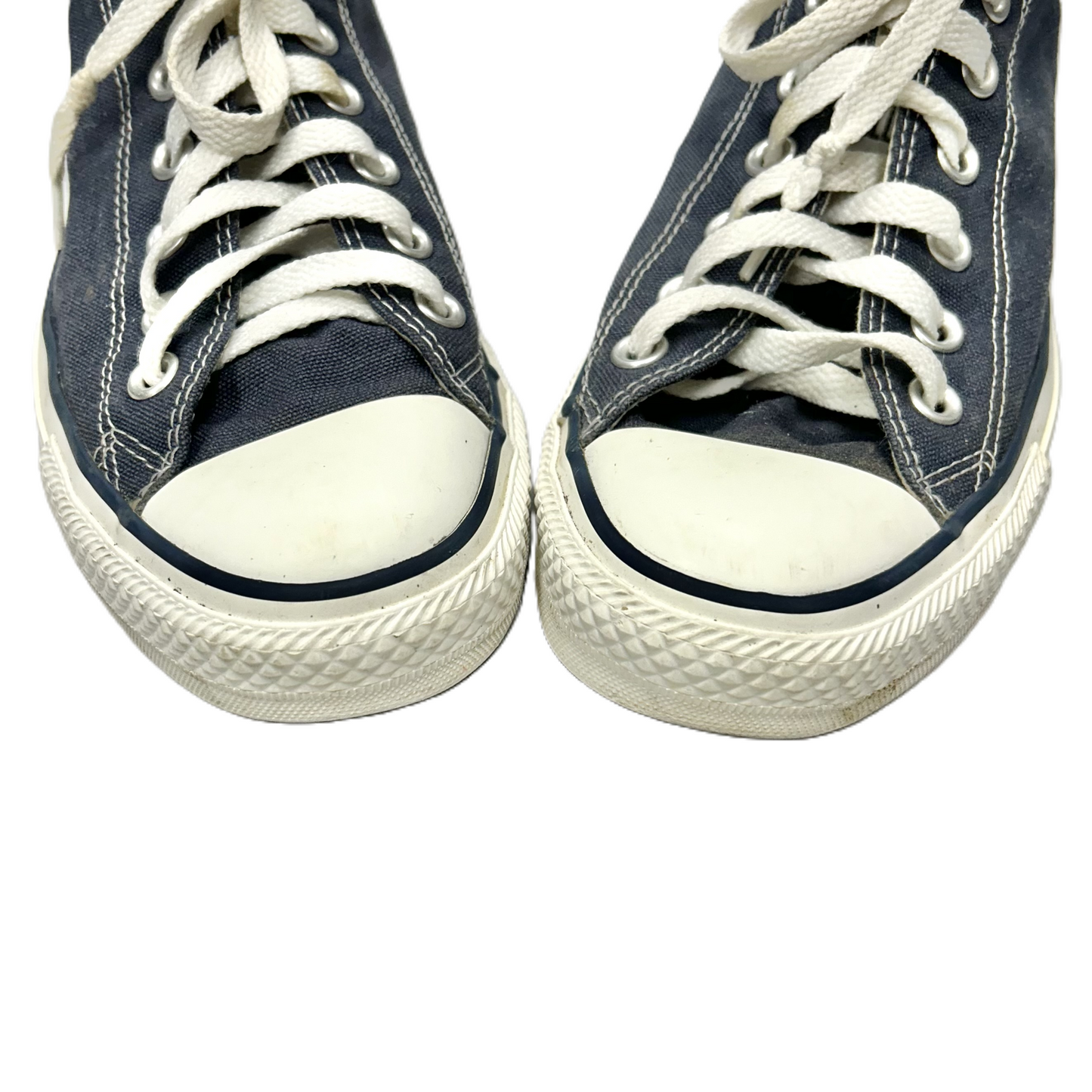 Blue & White Shoes Sneakers By Converse, Size: 8