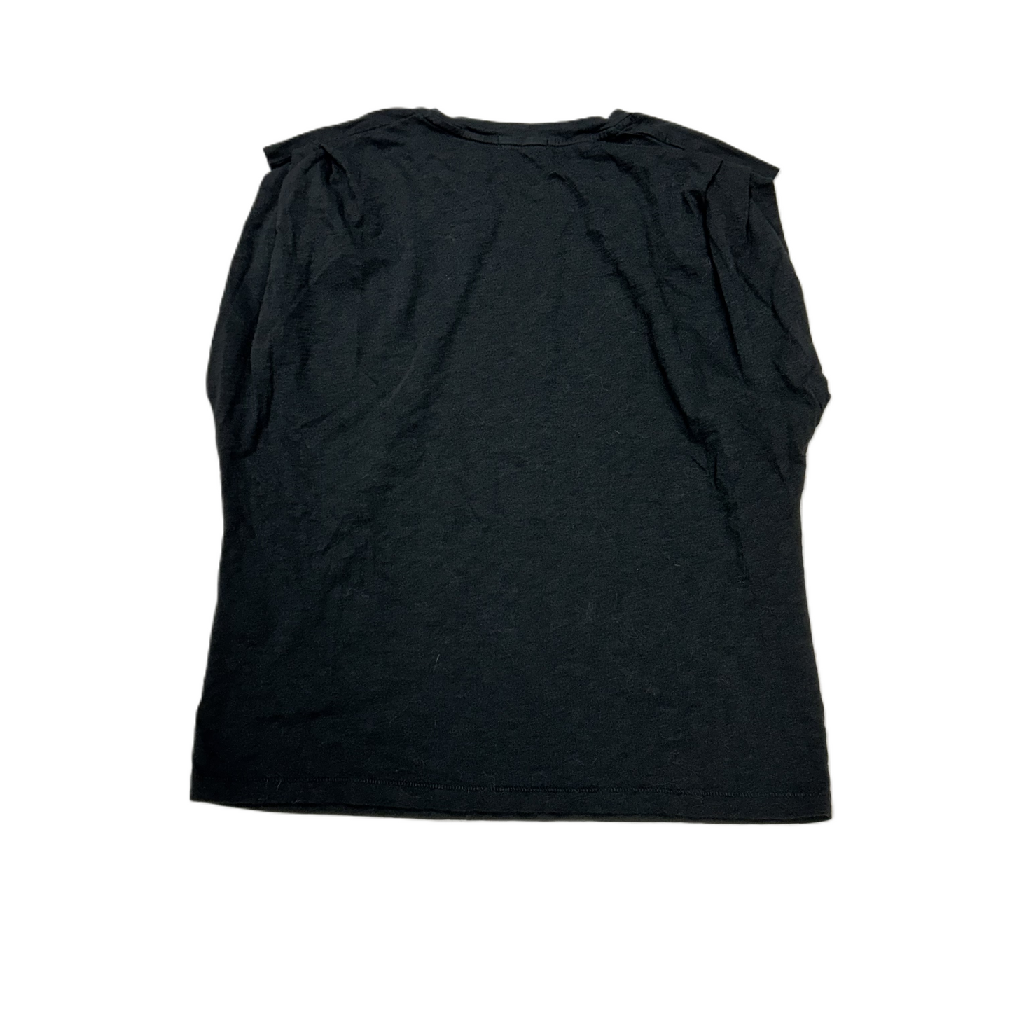 Black Top Short Sleeve Designer By Rag And Bone, Size: M