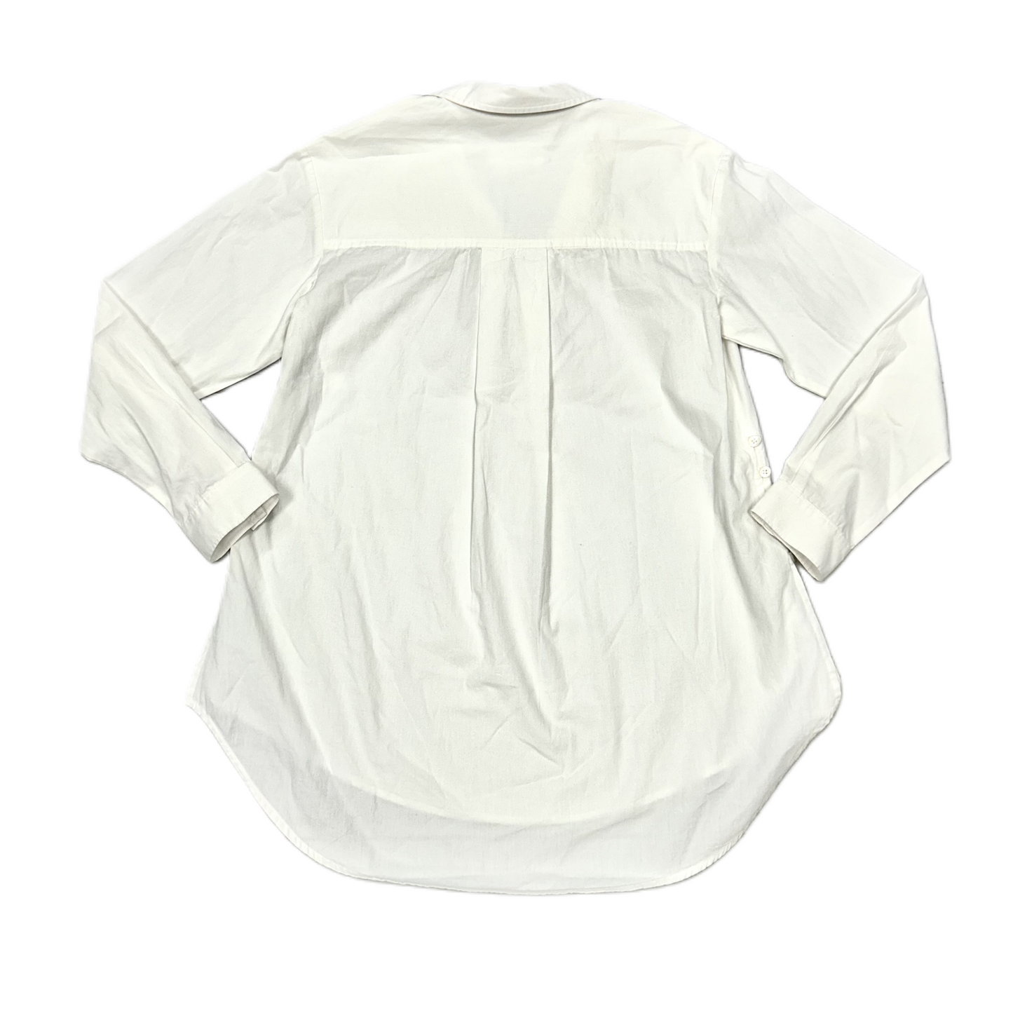 White Top Long Sleeve By Anthropologie, Size: Xs