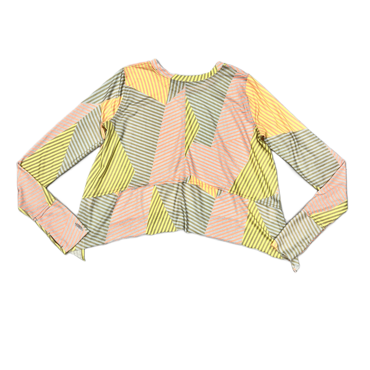 Multi-colored Top Long Sleeve By Free People, Size: M
