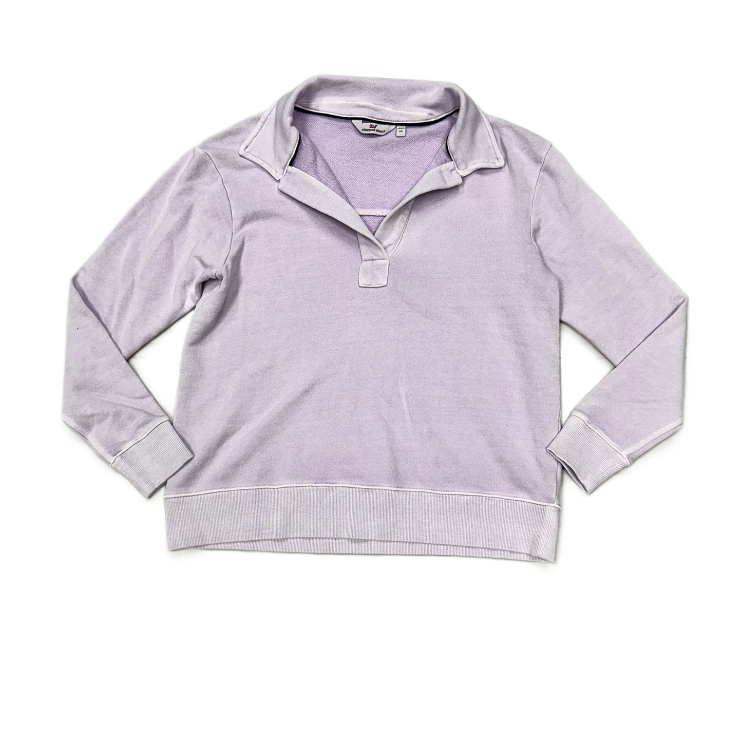 Purple Athletic Sweatshirt Collar By Vineyard Vines, Size: Xs