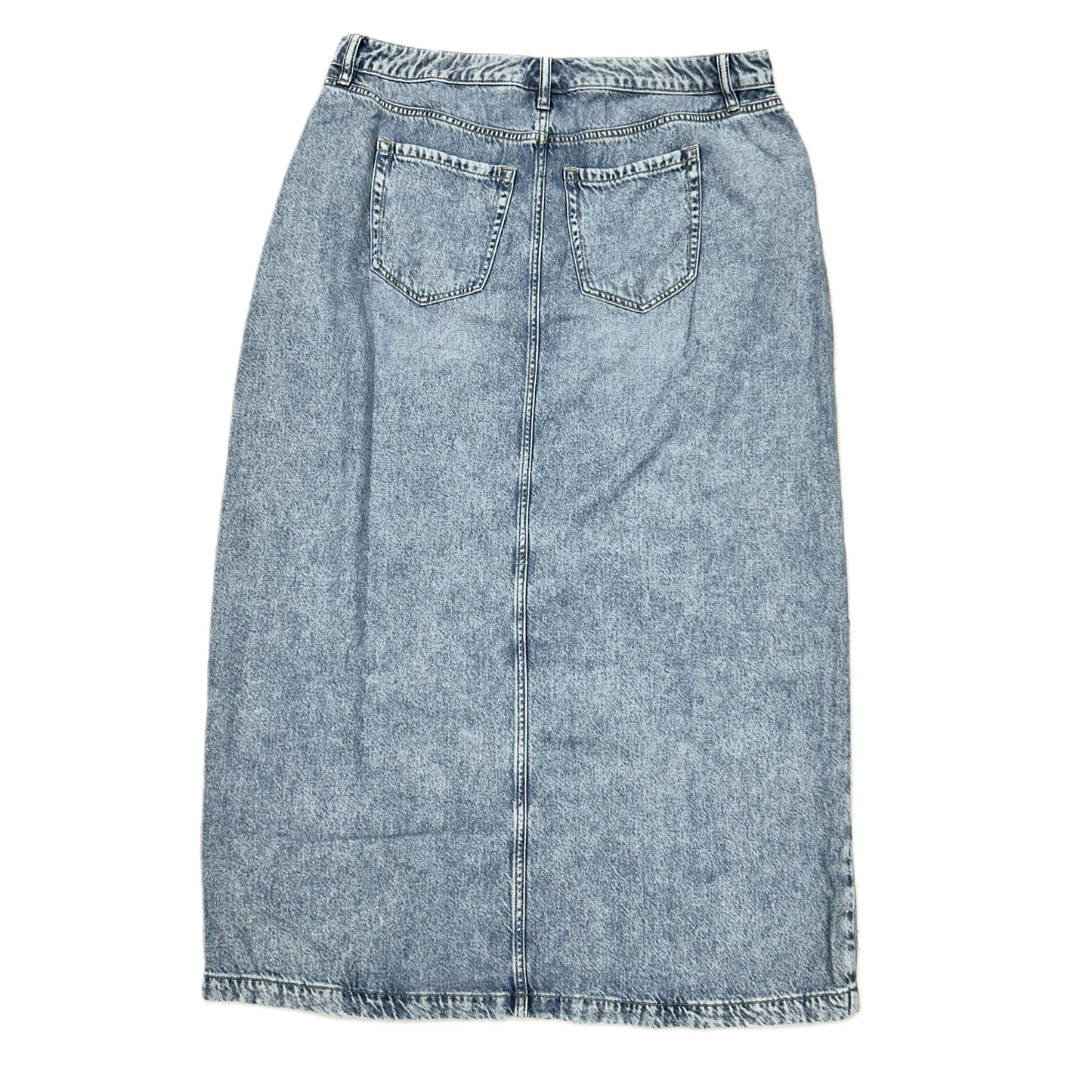 Skirt Midi By Lane Bryant In Blue Denim, Size: 16