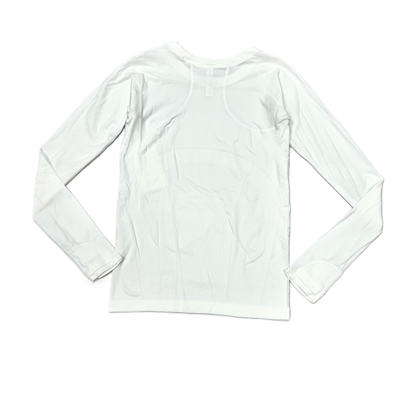 Athletic Top Long Sleeve Crewneck By Athleta In White, Size: S