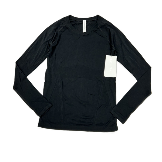 Athletic Top Long Sleeve Crewneck By Athleta In Black, Size: S