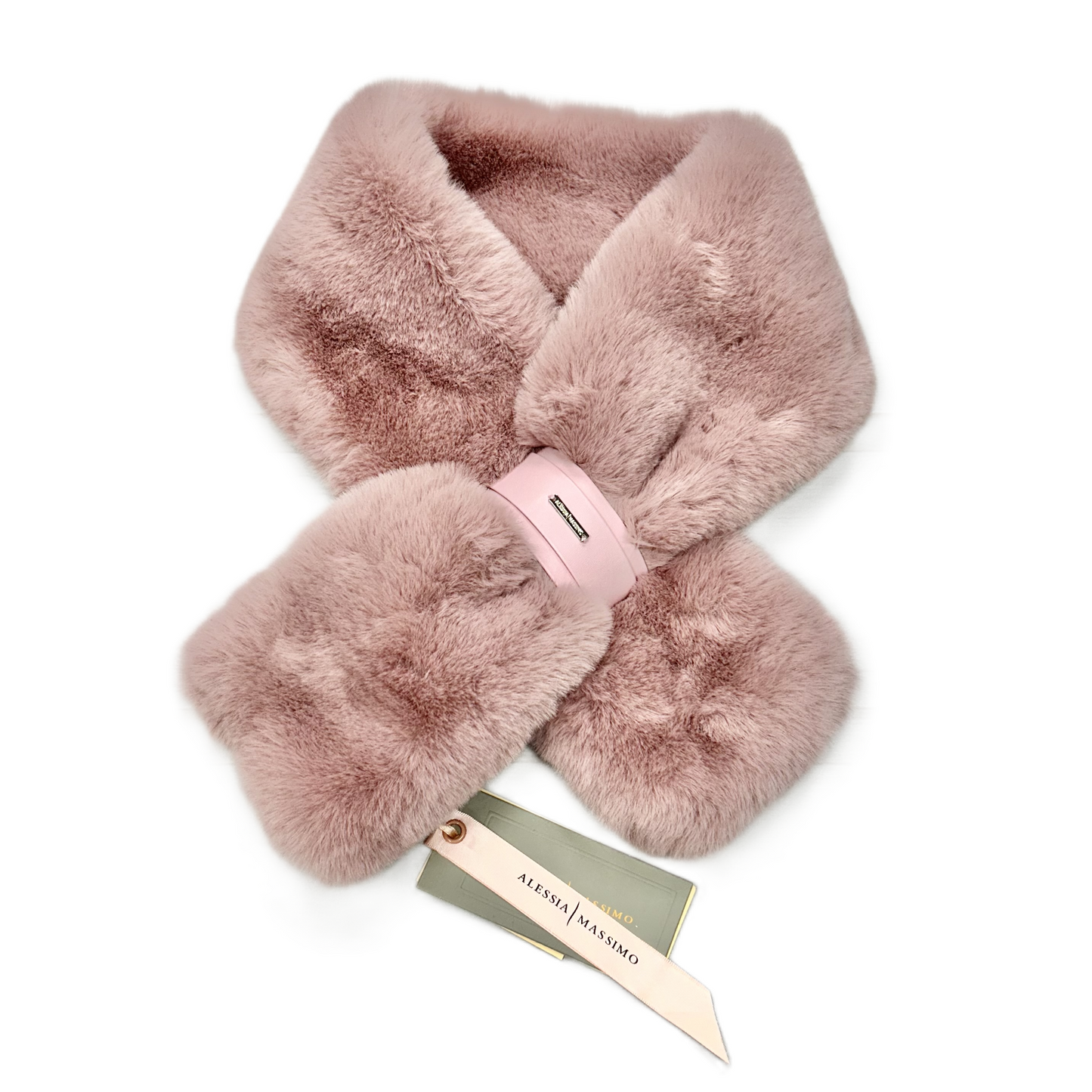 Scarf Winter By Alessia Massimo In Mauve