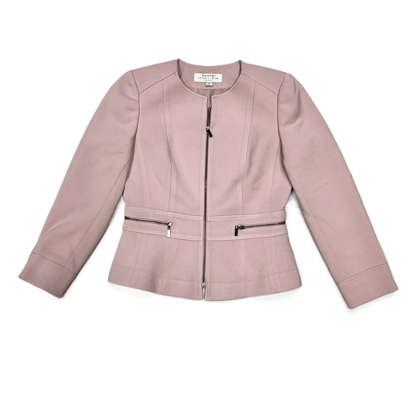 Blazer By Tahari By Arthur Levine In Mauve, Size: XSp